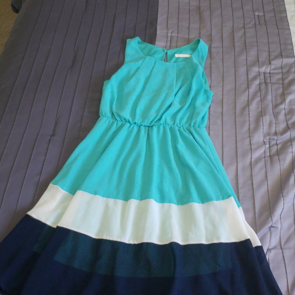 Blue summer dress